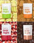 Oats Overnight  Party Variety Pack High Protein High Fiber Breakfast Shake  Gluten Free NonGMO Oatmeal Strawberries  Cream Green Apple Cinnamon  More 8 Pack  BlenderBottle