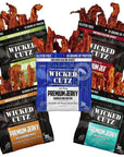 Bacon Jerky Variety Pack & Jerky Gift Basket for Men  (5 Bags)