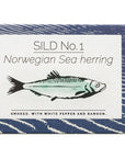 Fangst Smoked Herring  Canned Nordic Herring with White Pepper and Ramson  1 x 100g Can