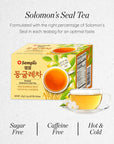 Sempio Solomons Seal Tea 20 Tea Bags  Earthy Robust Drink for AllDayLong SugarFree CaffeineFree