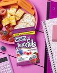 Welch's Juicefuls Juicy Fruit Snacks, Berry Blast, Fruit Gushers, Gluten Free, 4 oz Sharing Size Bags (Pack of 6)