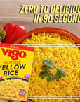 Vigo 90 Second Yellow Rice with Extra Virgin Olive Oil 88 Ounce Pack of 12