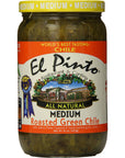 El Pinto  Medium Roast Chopped Green Chile 16 oz 6 Pack New Mexico Hatch Chile