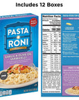 Pasta Roni Garlic  Olive Oil Vermicelli Mix 46Ounce Boxes Pack of 12