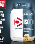 Dymatize ISO100 Hydrolyzed Protein Powder, 100% Whey Isolate , 25g of Protein, 5.5g BCAAs, Gluten Free, Fast Absorbing, Easy Digesting, Gourmet Vanilla, 20 Servings