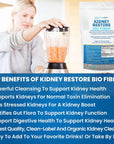 Kidney Restore Bio Fiber 2.5 LBS Restorative Kidney Support and Kidney Cleanse A Kidney Supplement to Remove Waste, Kidney Cleanse, Kidney Health Supplement