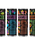 Illicit Elixirs Mouth Party Variety Pack  Sparkling Juice Drink  Supports Dopamine Production  4 Pack  12 Oz Cans