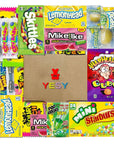 Sour Candy Box Bulk Sour Candy Variety Pack  Individually Wrapped Super Sour Favorites  Sour Candy Mix with Sour Skittles WarHeads Sour Patch Kids Lemonhead and More  30 Count for Kids and Adults