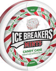 ICE BREAKERS Holiday Mints Candy Cane Flavor Sugar Free 15 Ounce Container Count of 8