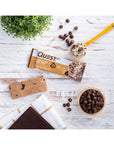 Quest Nutrition Chocolate Chip Cookie Dough Protein Bars, High Protein, Low Carb, Gluten Free, Keto Friendly, 12 Count