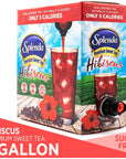 SPLENDA Premium Sweet Tea On Tap 1 Gallon Bag In Box Ready to Drink Liquid Hibiscus Tea 128 Fl Oz