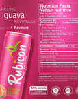 Rubicon Sparkling Guava Beverage  Pack of 12 12 Fl Oz Cans  Fruit Flavor Carbonated Drink  90 Calories per Can  Made with Real Fruit Juice  AllergenFree  Vegan Friendly  No Artificial Sweeteners