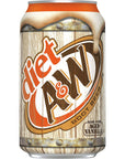 AW Diet Root Beer 12 Fl Oz Can Pack of 18 Total of 216 Fl Oz