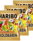 Haribo Goldbaren  Gold Bears  Original German 3 Pack x 200g