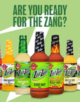 Zing Zang Bloody Mary Mix NonAlcoholic Cocktail Mixer 750 Fl Oz Cans Pack of 24