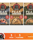 Kodiak Cakes PEAK Oatmeal Variety Pack 20g of Protein  Pack of 3