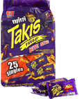 Product Of Barcel Takis  Mini Fuego Bag  Count 25 12 oz  Chips  Grab Varieties  Flavors