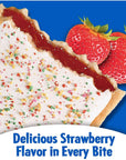 PopTarts Toaster Pastries Made with Whole Grain School Lunch Frosted Strawberry 120 PopTarts