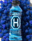 Clear Cut Hero HeroAid Sports Drink Cosmic Blue Razz  Contains Essential Electrolytes for Peak Hydration  Natural Flavors  Ingredients Vitamins 5g Cane Sugar LowCalorie  16 Fl Oz Pack of 12