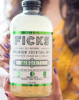 Ficks Margarita Premium Cocktail Mix 3Pack  Real Lime Juice  Agave Makes 10 Drinks per Bottle All Natural Low in Sugar  Calories  Perfect with Tequila or Mezcal