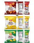 Lay's Kettle Cooked Potato Chips Variety Pack, 0.85 Ounce (Pack of 40)