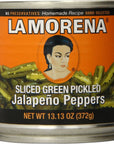 La Morena Jalapeno Peppers Sliced 131 Ounce Pack of 12