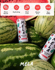 Mela Water Natural Watermelon Juice Drink, Electrolytes & Antioxidants