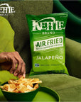 Kettle Brand Potato Chips Air Fried Jalapeño Kettle Chips 65 Oz Bag