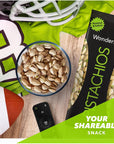 Wonderful Pistachios In Shell, Roasted and Salted Nuts - 32 Ounce Bag, Healthy Snack, Protein Snack, Pantry Staple