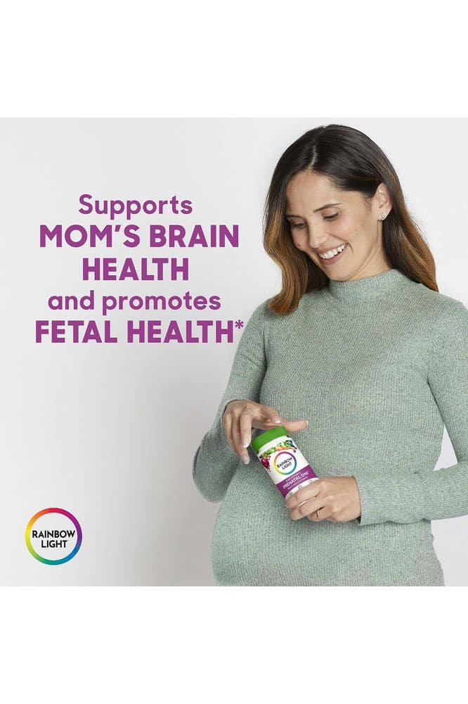 Rainbow Light High-Potency Prenatal One Multivitamin, Prenatal Health Multivitamin Supports Mom&#39;s Health and Baby&#39;s Development, With Vitamin C, Vegan, 90 Count