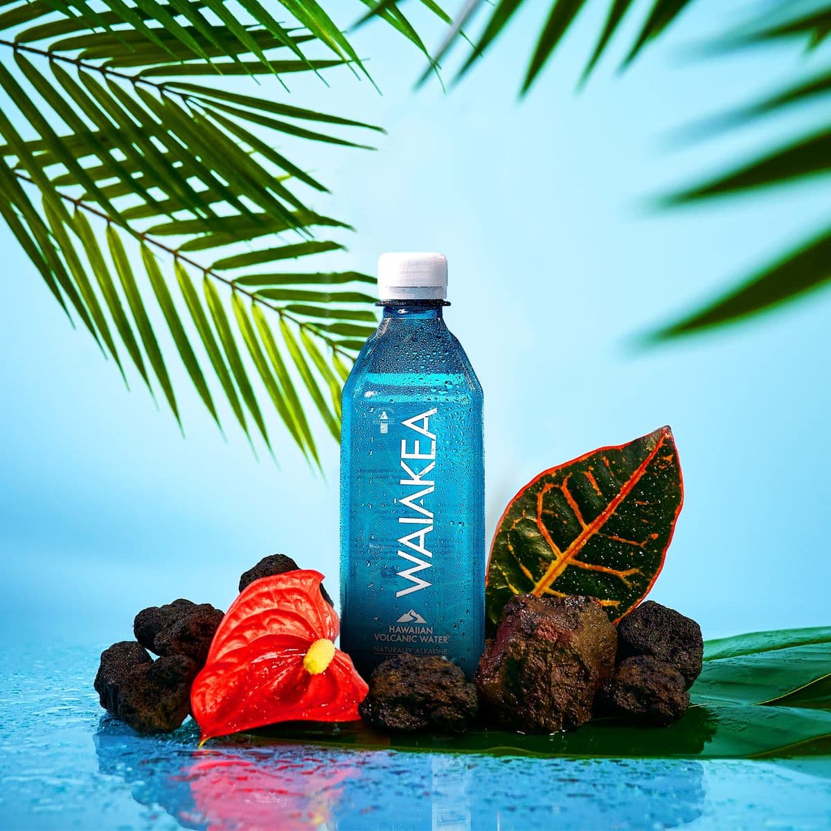 Waiakea Hawaiian Volcanic Water Naturally Alkaline 100 Recycled Bottle 169 Fl Oz Pack of 24