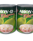 AroyD PACK Young Green Jackfruit In Brine 1 Ounce Pack of 2