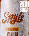 Spylt Caffeinated Vanilla Milkshake  20g Protein 60mg Caffeine Sugar Free Lactose Free Milk Protein Drink  12 Count 11 Fl Oz