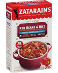 Zatarains Reduced Sodium Red Beans  Rice 8 Oz Pack Of 12