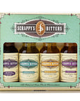 Scrappys Bitters The New Classics Gift Set 4 ct 05oz Lavender Cardamom Black Lemon and Orleans  Organic Ingredients Finest Herbs  Zests No Extracts Artificial Flavors Chemicals or Dyes