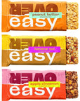 OVER EASY Breakfast Bars Trial Pack | All Natural, Clean Ingredient Protein Bars | Breakfast & Cereal Bars | Protein Snack Bars in 3 Flavors | Gluten Free, Dairy Free, Soy Free