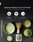 Javatae Organic Matcha Powder  Organic Superior Ceremonial Grade Matcha Green Tea Powder from Shizuoka Japan  Unsweetened Keto Matcha Powder  USDA Certified Organic  First Harvest 30g 106oz Tin