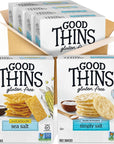 Good Thins Rice  Corn Snacks Gluten Free Crackers Variety Pack 4 Boxes