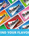 Trident Original Flavor Sugar Free Gum, 12 Packs of 14 Pieces (168 Total Pieces)