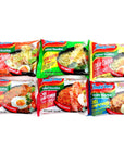 Indomie Mi Goreng Instant Noodles 6Flavor Variety One Packet Each in a BlackTie Box 6 Items Total