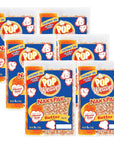 Pop Weaver Naks Pak  8oz Butter Flavored Coconut Oil and Popcorn Packs  For Use in 6oz Popper Popping Machine  6 Pack