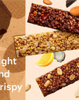 Simply Protein  Crispy Bars Variety Pack 3 Flavors  Plant Based Protein Bars Protein Snacks  12g Protein 2g Sugar 7g Fiber  Vegan Gluten Free Non GMO Kosher  12 Bars 3 Boxes