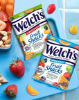 Welchs Fruit Snacks Mixed Fruit  Summer Fruits Bulk Variety Pack Perfect for School Lunches Gluten Free 08 oz Individual Single Serve Bags Pack of 60