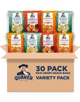 Quaker Rice Crisps, Gluten Free, 3 Flavor, Single Serve, 0.67, Savory Variety Pack, 20.1 Oz,Pack of 30