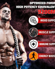 agobi Herbal Test Support for Male Supplement - Support Efficiency, Speed, Strength, Flexibility - Body Booster Equivalent 9200mg - 2 Packs 60caps - 2 Month Supply