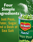 DEL MONTE Sweet Peas Canned Vegetables 12 Pack 15 oz Can