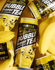 Pack of 12 INOTEA Bubble Tea  Choose One from 5 Flavors Brown Sugar Taro Honeydew Banana Matcha Latte  Ready to Drink in a Can 166ozcan  Black Milk Tea with Boba Banana