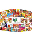 Ramen Noodles from Around the World Snack Box Variety Pack of 10 Instant Noodles  Japanese Filipino Thai Vietnamese with Around the World Sticker 10 Count Pack of 1