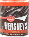 Betty Crocker Hersheys Ready to Spread Frosting Special Dark Chocolate 16 Ounce Pack of 8