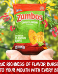 Zambos Plantain Chips Chile Limon Pack of 1